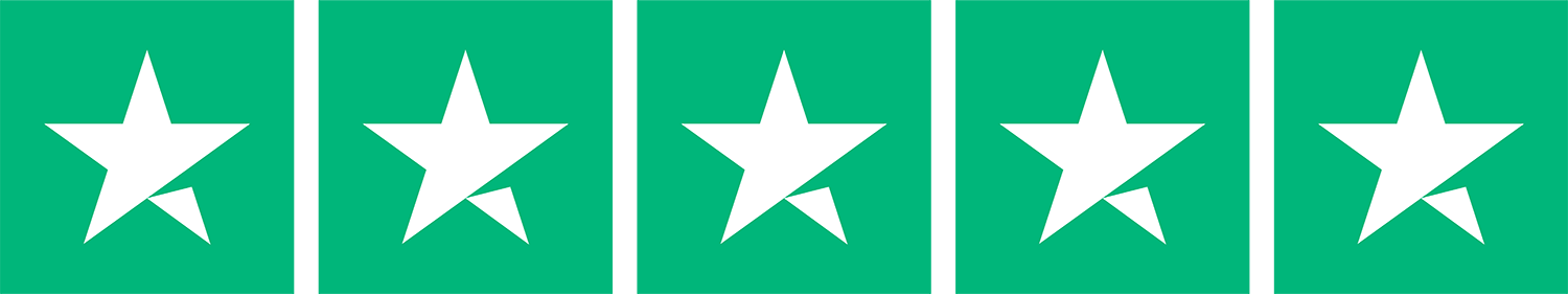 5 étoiles Trustpilot